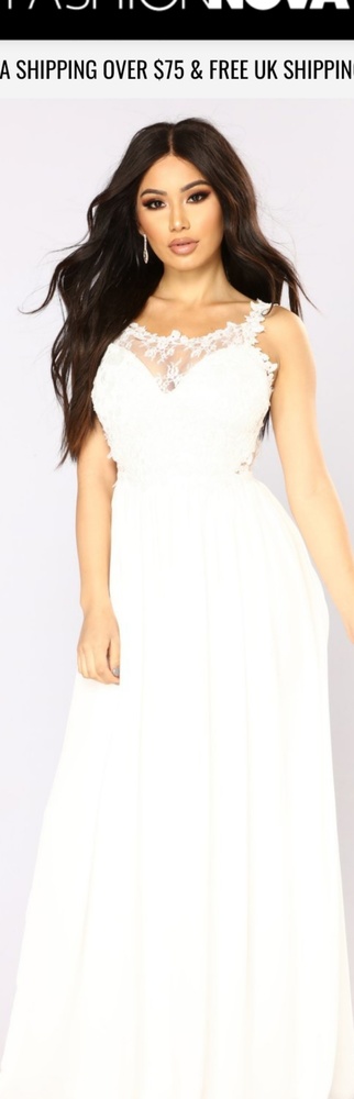 White Delicate White Dress